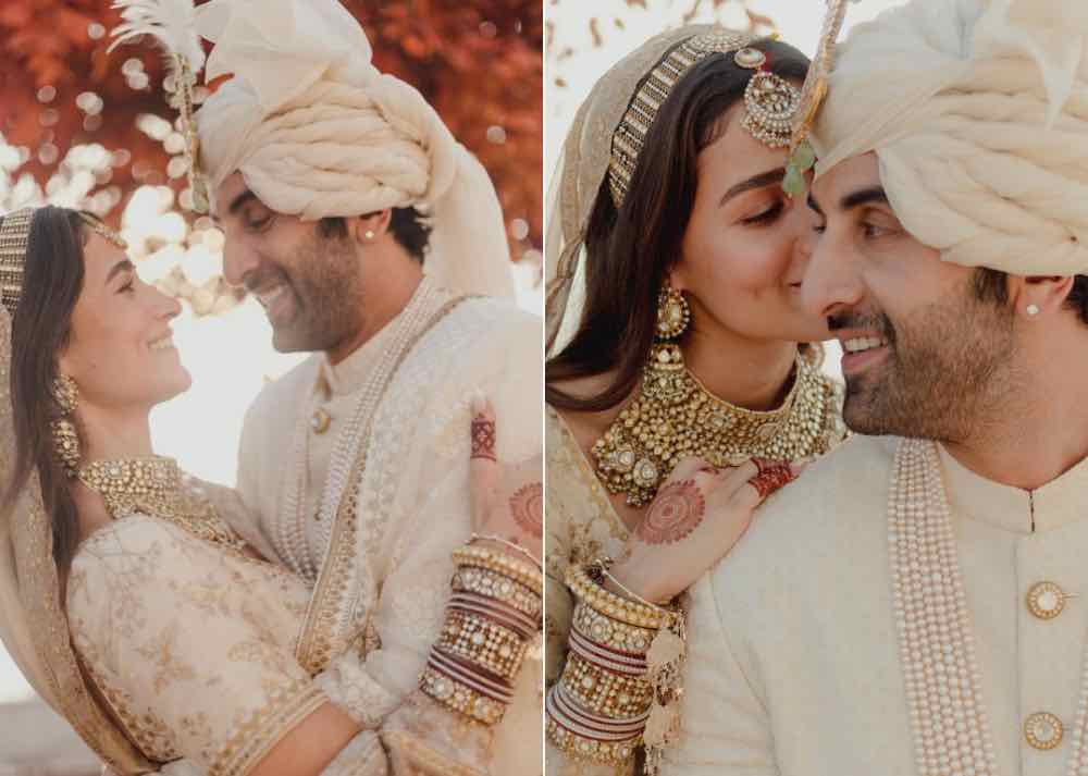 Ranbeer and Alia decked up in Sabyasachi