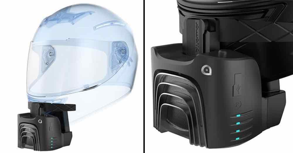 Now you can travel wearing AC helmet!