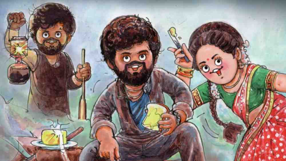 Amul's New Pushpa Cartoon!