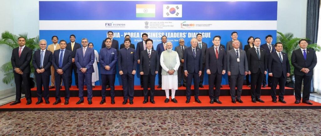 India-South Korea $50 Billion Trade Target