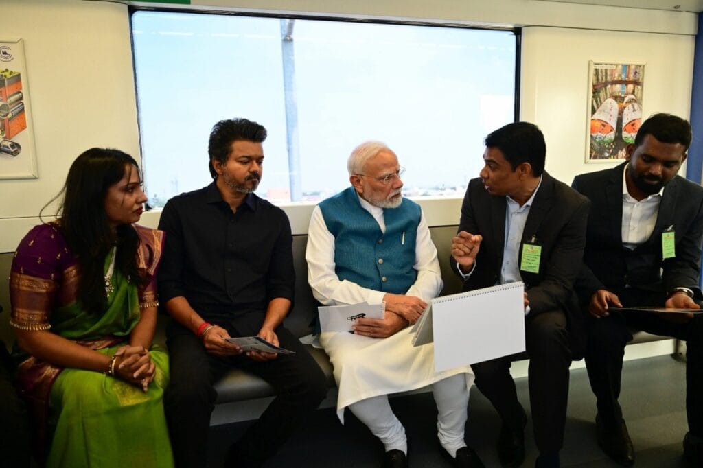 PM Modi Chennai Metro Tamil Nadu Startups Pitch